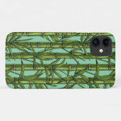 Bamboebos op lichtblauw Case-Mate iPhone case (Achterkant (horizontaal))