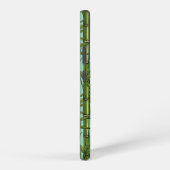 Bamboebos op lichtblauw samsung galaxy hoesje (Rechterkant)