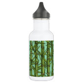 Bamboebos op lichtblauw waterfles  (Links)