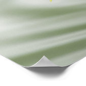 Bamboebos rustige vreedzame Natuur Poster (Hoek)