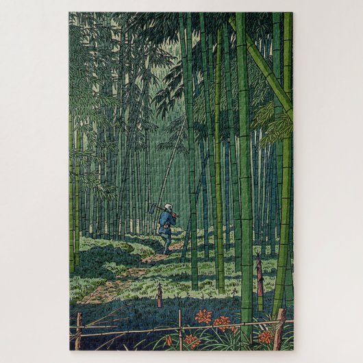 Bamboebos van Saga Fujishima Takeji Legpuzzel (Verticaal)