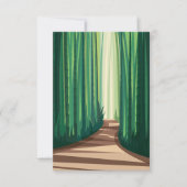 Bamboebossen Bedankkaart (Voorkant)