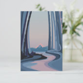 Bamboebossen Bedankkaart (Staand voorkant)