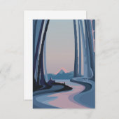 Bamboebossen Bedankkaart (Voorkant / Achterkant)