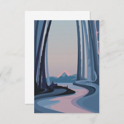 Bamboebossen Bedankkaart (Voorkant / Achterkant)