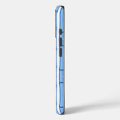 Bamboeey Bamboestreep in Blauw Porselein Case-Mate iPhone Case (Achterkant / Links)