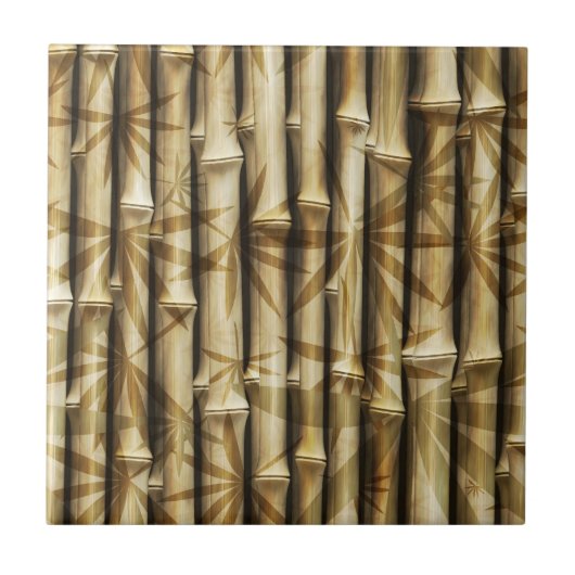 Bamboeontwerp Tegeltje (Voorkant)