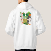 Bamboepad & Lucky Mahjong Chibi Hoodie (Achterkant)