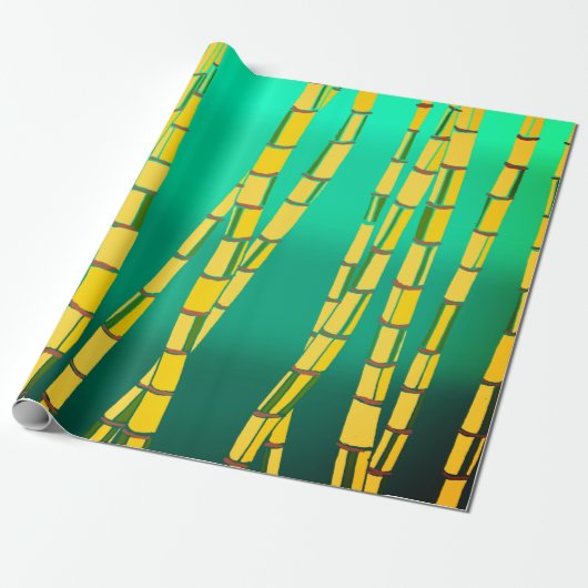 Bamboewerkpapier Cadeaupapier (Uitgerold)