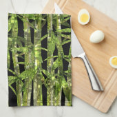 Bamboo Art 4 keukenhanddoeken (Quarter Fold)