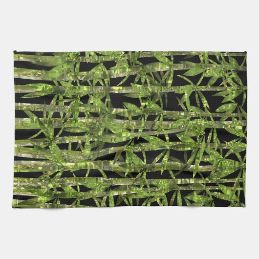 Bamboo Art 4 keukenhanddoeken (Horizontaal)