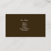 Bamboo Art Studio Visitekaartje (Achterkant)