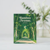 Bamboo Avenue Jamaica Briefkaart (Staand voorkant)