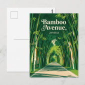 Bamboo Avenue Jamaica Briefkaart (Voorkant / Achterkant)