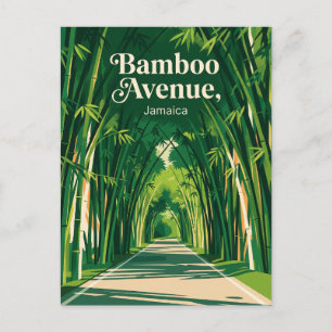 Bamboo Avenue Jamaica Briefkaart