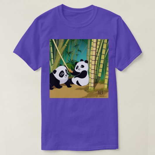 Bamboo Babe Panda Graphic T-shirt (Design voorkant)