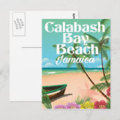 Bamboo Beach Jamaica Briefkaart (Voorkant / Achterkant)