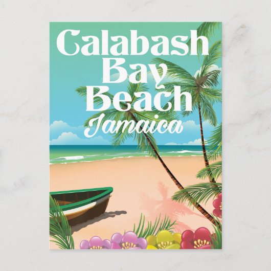Bamboo Beach Jamaica Briefkaart (Voorkant)