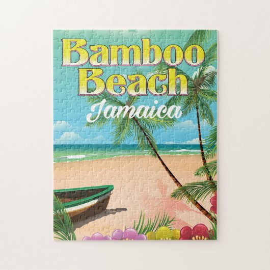 Bamboo Beach Jamaica Legpuzzel (Verticaal)