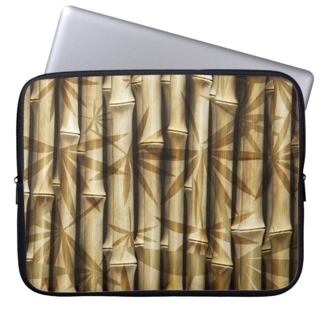 BAMBOO BEAUTY LAPTOP SLEEVE (Voorkant)