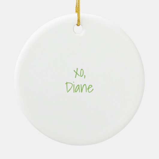 Bamboo & Besties Mahjong Pink & Green Tiles Bows Keramisch Ornament (Achterkant)