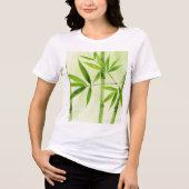 Bamboo branches Tri-Blend Shirt (Voorkant)