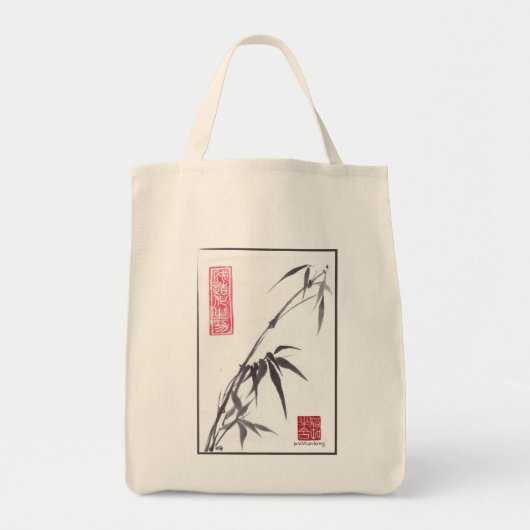 Bamboo "Breid jezelf uit" SumiSack Tote Bag (Voorkant)