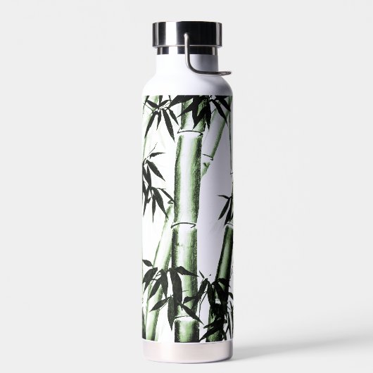 Bamboo Chinese Art - één - groen Waterfles (Links)