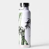 Bamboo Chinese Art - één - groen Waterfles (Rechts)