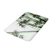 Bamboo Chinese Art - één - groene bath Mat (Gekanteld)
