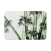 Bamboo Chinese Art - één - groene bath Mat (Voorkant)