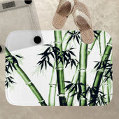 Bamboo Chinese Art - één - groene bath Mat