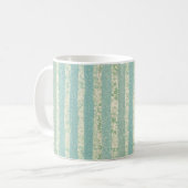 Bamboo Forest Stripe - Jade Breeze Mug Koffiemok (Voorkant links)