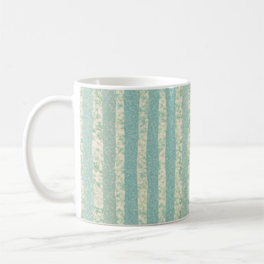 Bamboo Forest Stripe - Jade Breeze Mug Koffiemok (Links)