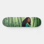 Bamboo Forest with Dark Woman Persoonlijk Skateboard (Horizontaal)