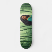 Bamboo Forest with Dark Woman Persoonlijk Skateboard (Voorkant)