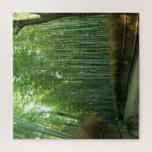 Bamboo Forrest in Arashiyama, Sagano, Kyoto, Japan Legpuzzel (Verticaal)