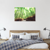 Bamboo Grove | Arashiyama, Kyoto, Japan Canvas Afdruk (Insitu (Slaapkamer))