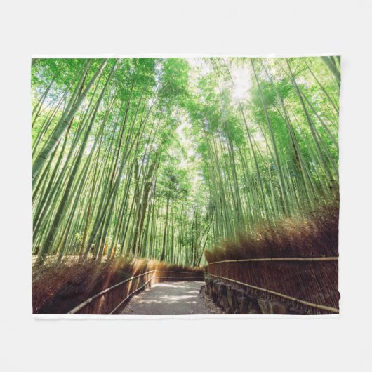 Bamboo Grove | Arashiyama, Kyoto, Japan Fleece Deken (Voorkant (Horizontaal))