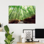 Bamboo Grove | Arashiyama, Kyoto, Japan Poster (Thuiskantoor)