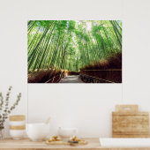 Bamboo Grove | Arashiyama, Kyoto, Japan Poster (Keuken)
