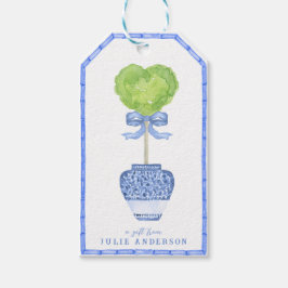 Bamboo Heart Topiary Garden | Chinoiserie Cadeaulabel