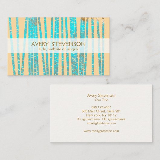 Bamboo Holistic Health and Natural Wellness Visitekaartje (Voorkant / Achterkant)