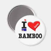 BAMBOO - I Love Magneet (Voorkant / Achterkant)