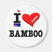 BAMBOO - I Love Magneet (Voorkant)