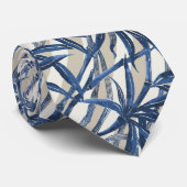 Bamboo Jungle Hawaiian Stripe -Navy Stropdas (Opgerold)