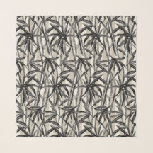 Bamboo Jungle Hawaiian Stripe - Zwart