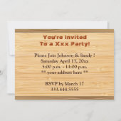 Bamboo Kijk & gegraveerd Australië Australische vl Kaart (Achterkant)