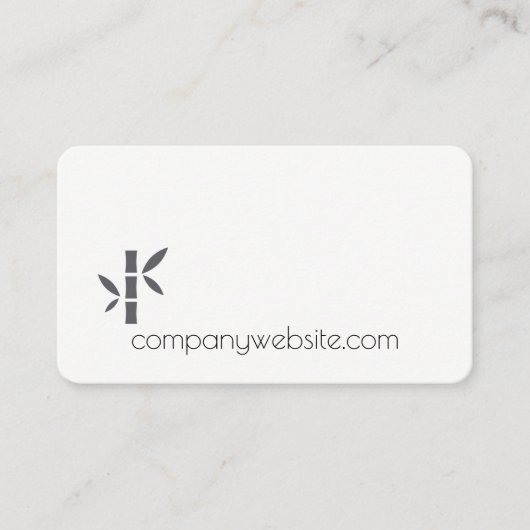 Bamboo Landscaping Spa Visitekaartje (Voorkant)