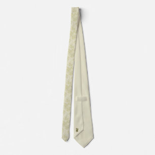 Bamboo Leaf Pattern Stropdas – Elegante Monogram S
